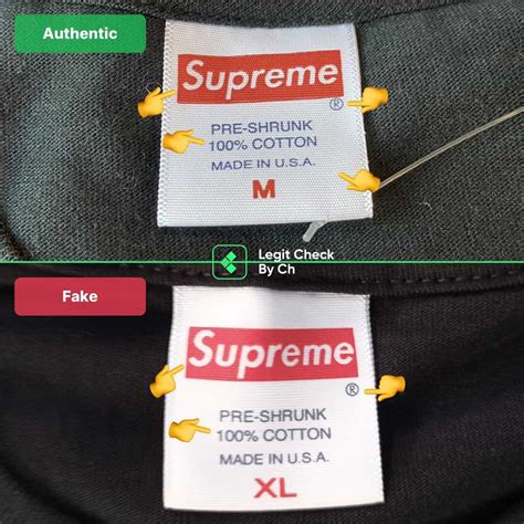 authentic supreme vs faux